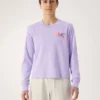 T-shirt à manches longues Kragg SL Cotton Bloom pour femme