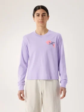 T-shirt à manches longues Kragg SL Cotton Bloom pour femme