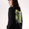 T-shirt à manches longues Kragg SL Cotton Bloom pour femme
