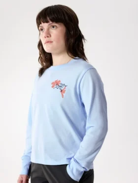 T-shirt à manches longues Kragg SL Cotton Bloom pour femme
