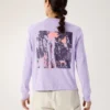 T-shirt à manches longues Kragg SL Cotton Bloom pour femme