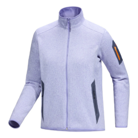 Veste-cardigan Covert « Violet lavande »