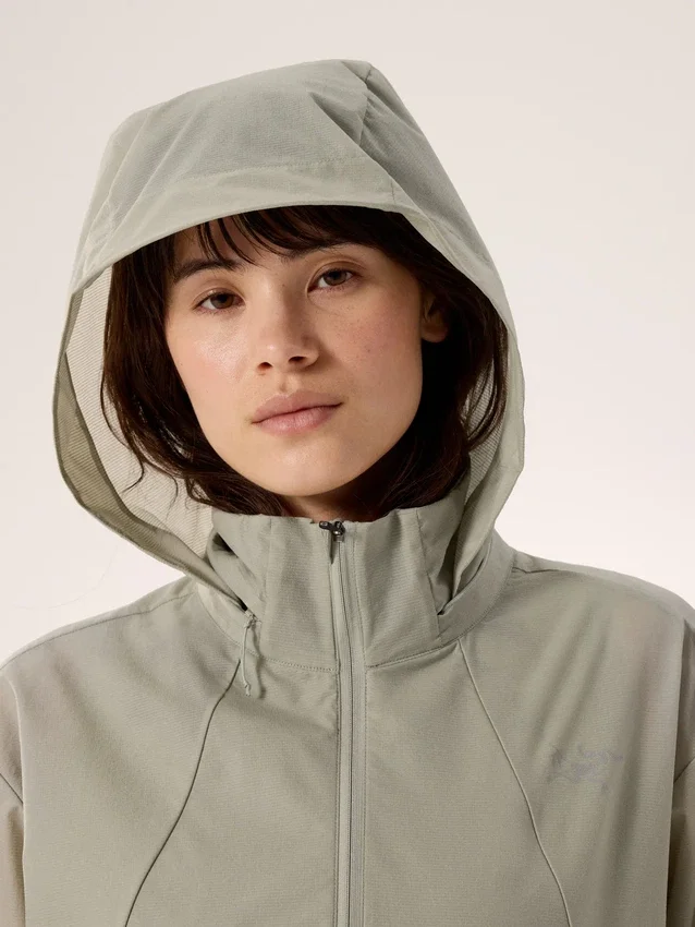 Veste courte à capuche escamotable Naya pour femme